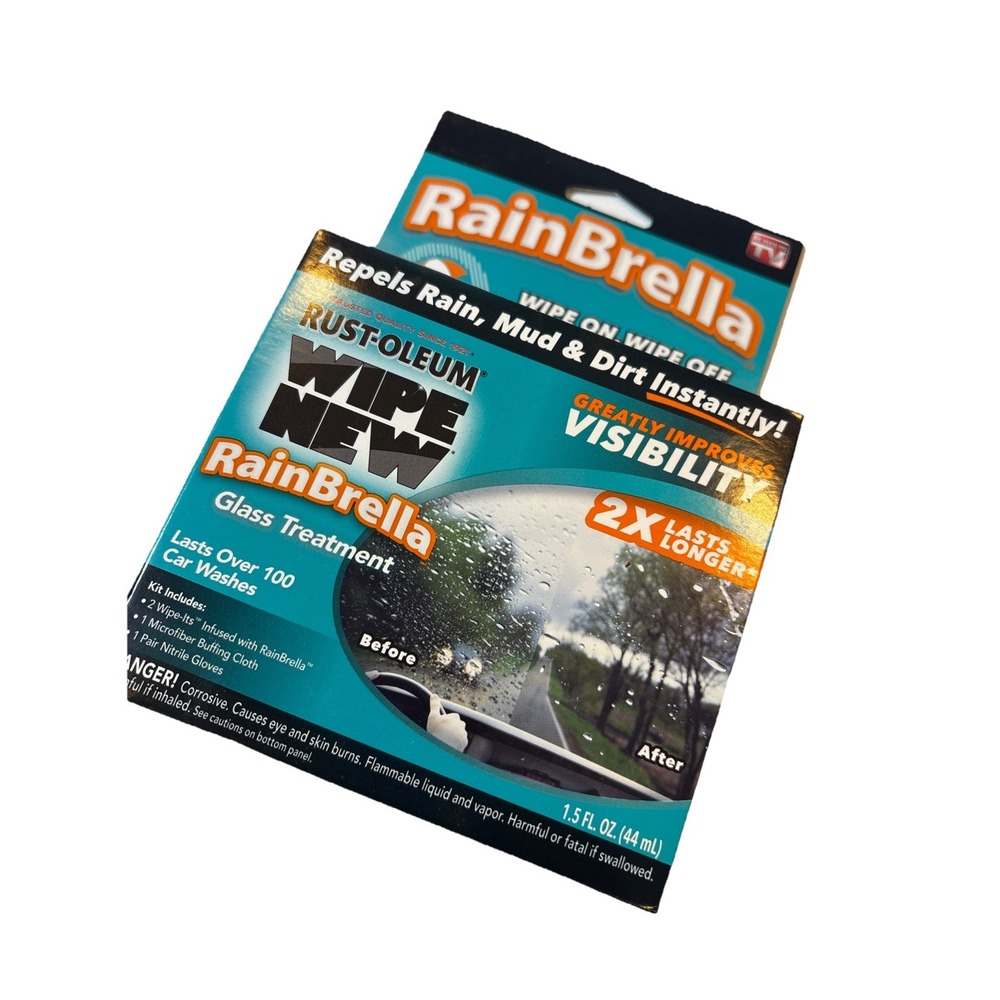 RUST-OLEUM WIPE NEW - RainBrella Glass Treatment | Repel Rain | 1.5 fl oz